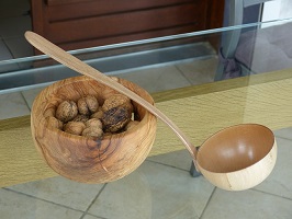 Louche Erable et noyer