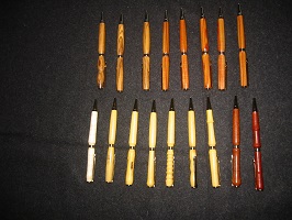 Stylos red haerth loupe de bruyere buiserable onde bois de rose olivier